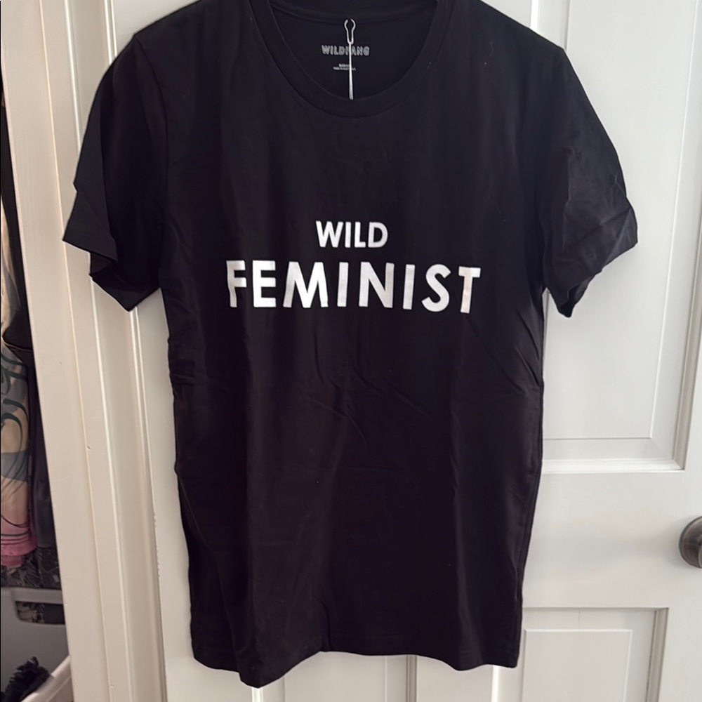 Wildfang Black Wild Feminist T-Shirt